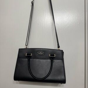 Kate Spade Black Leather Shoulder Bag